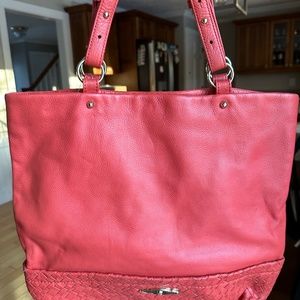 Beautiful coral color bag